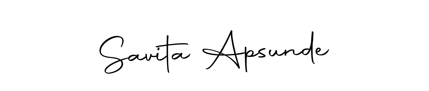 It looks lik you need a new signature style for name Savita Apsunde. Design unique handwritten (Autography-DOLnW) signature with our free signature maker in just a few clicks. Savita Apsunde signature style 10 images and pictures png