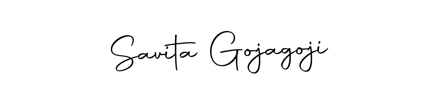 Create a beautiful signature design for name Savita Gojagoji. With this signature (Autography-DOLnW) fonts, you can make a handwritten signature for free. Savita Gojagoji signature style 10 images and pictures png