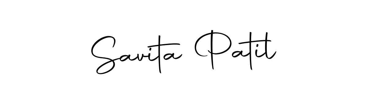 Make a beautiful signature design for name Savita Patil. Use this online signature maker to create a handwritten signature for free. Savita Patil signature style 10 images and pictures png