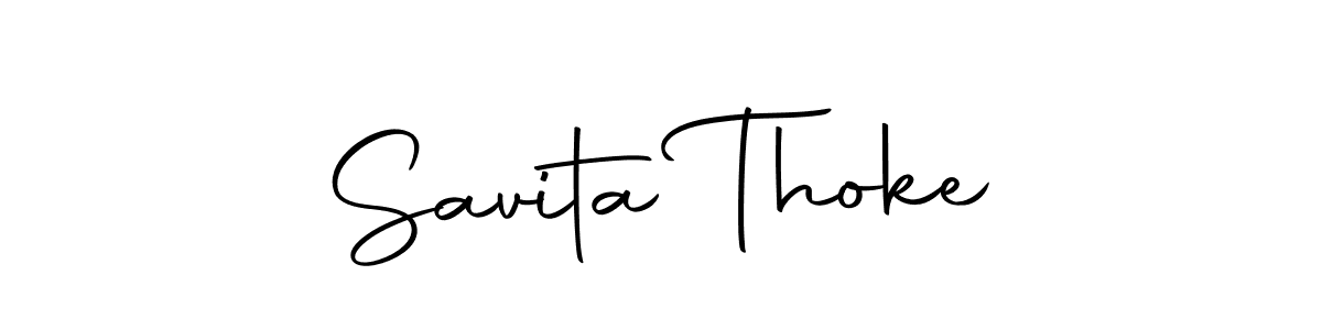 It looks lik you need a new signature style for name Savita Thoke. Design unique handwritten (Autography-DOLnW) signature with our free signature maker in just a few clicks. Savita Thoke signature style 10 images and pictures png