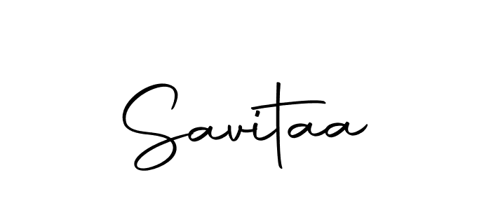 Use a signature maker to create a handwritten signature online. With this signature software, you can design (Autography-DOLnW) your own signature for name Savitaa. Savitaa signature style 10 images and pictures png
