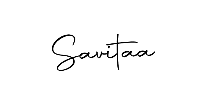 Use a signature maker to create a handwritten signature online. With this signature software, you can design (Autography-DOLnW) your own signature for name Savitaa. Savitaa signature style 10 images and pictures png