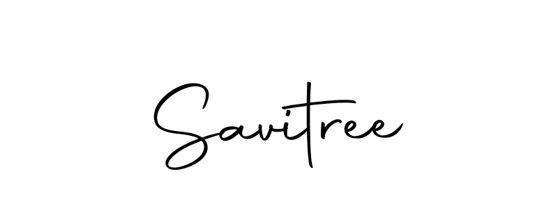 Design your own signature with our free online signature maker. With this signature software, you can create a handwritten (Autography-DOLnW) signature for name Savitree. Savitree signature style 10 images and pictures png