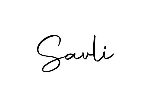Make a beautiful signature design for name Savli. With this signature (Autography-DOLnW) style, you can create a handwritten signature for free. Savli signature style 10 images and pictures png