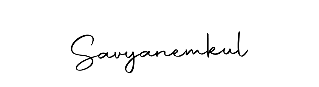 Create a beautiful signature design for name Savyanemkul. With this signature (Autography-DOLnW) fonts, you can make a handwritten signature for free. Savyanemkul signature style 10 images and pictures png
