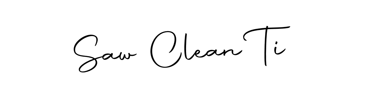 This is the best signature style for the Saw Clean Ti name. Also you like these signature font (Autography-DOLnW). Mix name signature. Saw Clean Ti signature style 10 images and pictures png