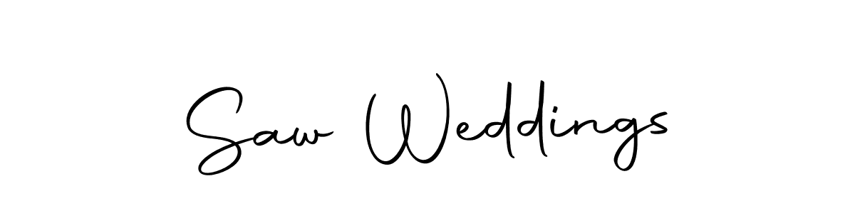 It looks lik you need a new signature style for name Saw Weddings. Design unique handwritten (Autography-DOLnW) signature with our free signature maker in just a few clicks. Saw Weddings signature style 10 images and pictures png