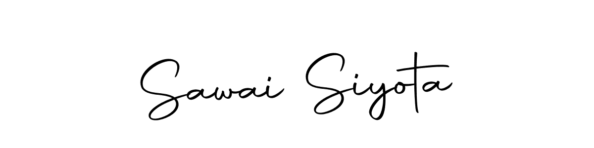 The best way (Autography-DOLnW) to make a short signature is to pick only two or three words in your name. The name Sawai Siyota include a total of six letters. For converting this name. Sawai Siyota signature style 10 images and pictures png