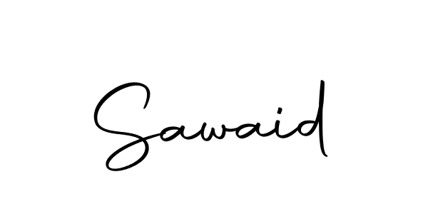 Use a signature maker to create a handwritten signature online. With this signature software, you can design (Autography-DOLnW) your own signature for name Sawaid. Sawaid signature style 10 images and pictures png