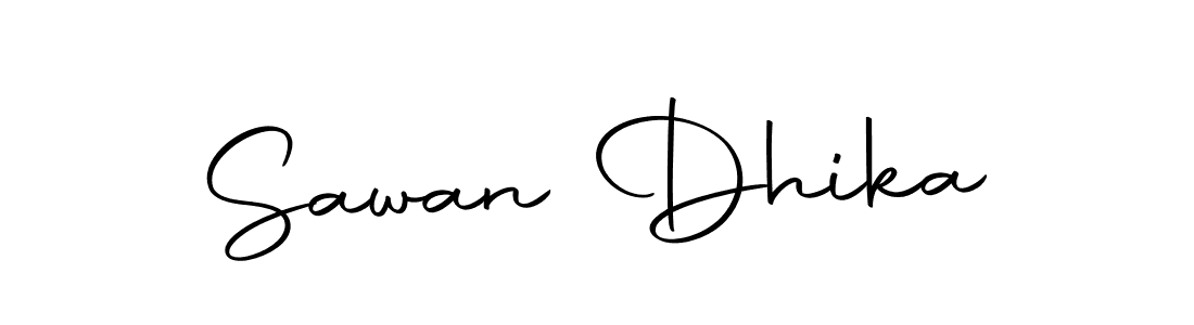 Also we have Sawan Dhika name is the best signature style. Create professional handwritten signature collection using Autography-DOLnW autograph style. Sawan Dhika signature style 10 images and pictures png