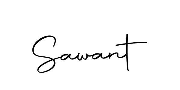 Use a signature maker to create a handwritten signature online. With this signature software, you can design (Autography-DOLnW) your own signature for name Sawant. Sawant signature style 10 images and pictures png