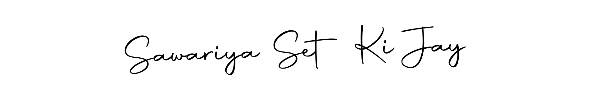It looks lik you need a new signature style for name Sawariya Set Ki Jay. Design unique handwritten (Autography-DOLnW) signature with our free signature maker in just a few clicks. Sawariya Set Ki Jay signature style 10 images and pictures png