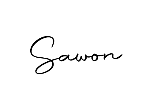 Use a signature maker to create a handwritten signature online. With this signature software, you can design (Autography-DOLnW) your own signature for name Sawon. Sawon signature style 10 images and pictures png