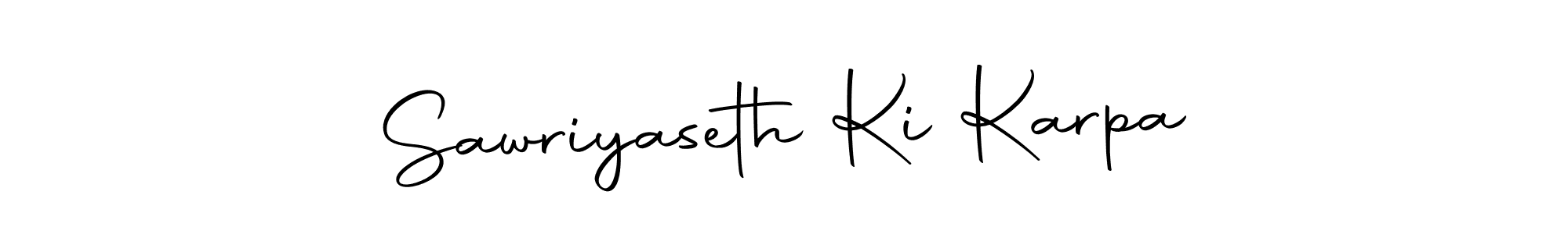 How to make Sawriyaseth Ki Karpa signature? Autography-DOLnW is a professional autograph style. Create handwritten signature for Sawriyaseth Ki Karpa name. Sawriyaseth Ki Karpa signature style 10 images and pictures png