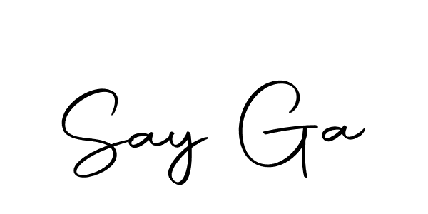 Here are the top 10 professional signature styles for the name Say Ga. These are the best autograph styles you can use for your name. Say Ga signature style 10 images and pictures png