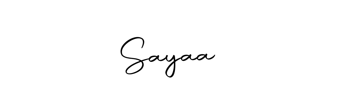 Here are the top 10 professional signature styles for the name Sayaa ❤️. These are the best autograph styles you can use for your name. Sayaa ❤️ signature style 10 images and pictures png
