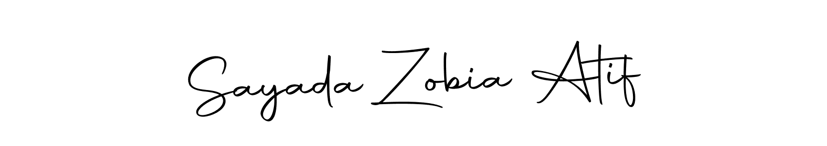 Check out images of Autograph of Sayada Zobia Atif name. Actor Sayada Zobia Atif Signature Style. Autography-DOLnW is a professional sign style online. Sayada Zobia Atif signature style 10 images and pictures png