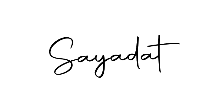 Here are the top 10 professional signature styles for the name Sayadat. These are the best autograph styles you can use for your name. Sayadat signature style 10 images and pictures png