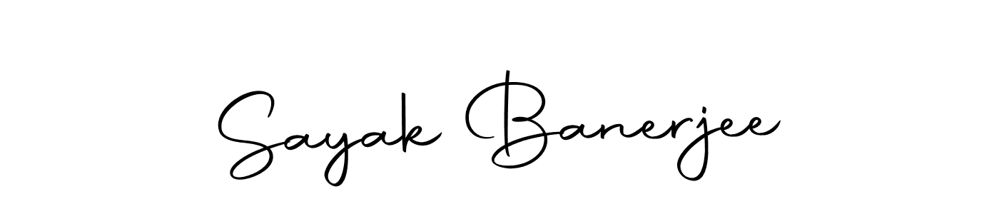 Use a signature maker to create a handwritten signature online. With this signature software, you can design (Autography-DOLnW) your own signature for name Sayak Banerjee. Sayak Banerjee signature style 10 images and pictures png