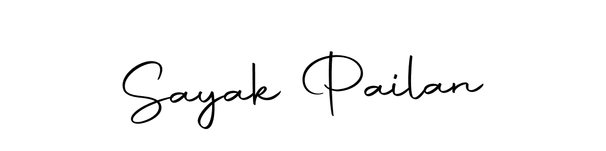 Use a signature maker to create a handwritten signature online. With this signature software, you can design (Autography-DOLnW) your own signature for name Sayak Pailan. Sayak Pailan signature style 10 images and pictures png