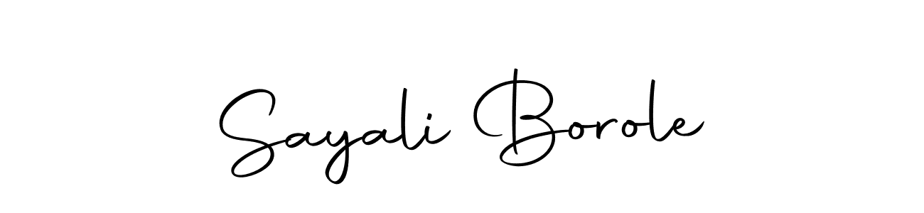 Make a beautiful signature design for name Sayali Borole. Use this online signature maker to create a handwritten signature for free. Sayali Borole signature style 10 images and pictures png