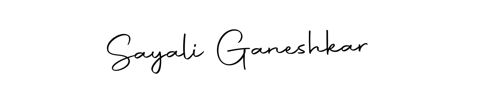 It looks lik you need a new signature style for name Sayali Ganeshkar. Design unique handwritten (Autography-DOLnW) signature with our free signature maker in just a few clicks. Sayali Ganeshkar signature style 10 images and pictures png