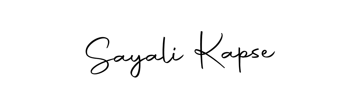 Sayali Kapse stylish signature style. Best Handwritten Sign (Autography-DOLnW) for my name. Handwritten Signature Collection Ideas for my name Sayali Kapse. Sayali Kapse signature style 10 images and pictures png