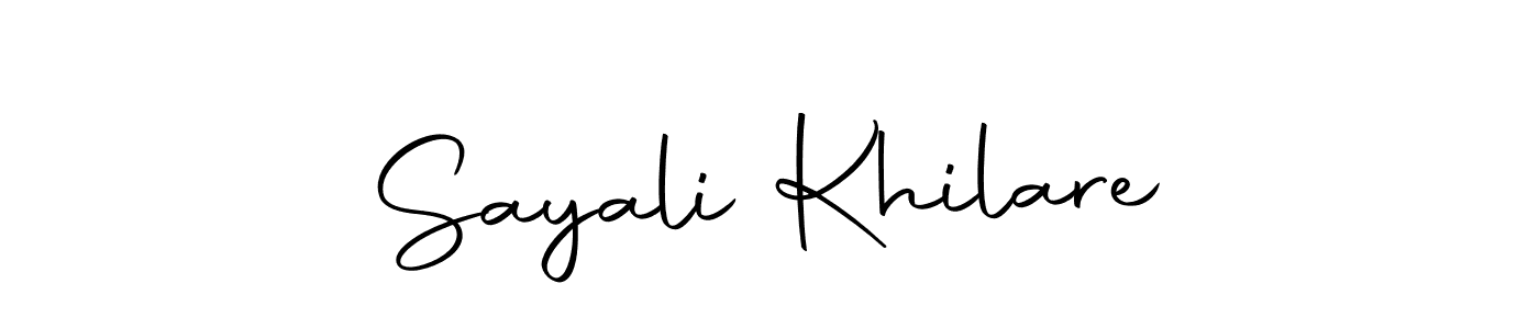 Make a beautiful signature design for name Sayali Khilare. Use this online signature maker to create a handwritten signature for free. Sayali Khilare signature style 10 images and pictures png