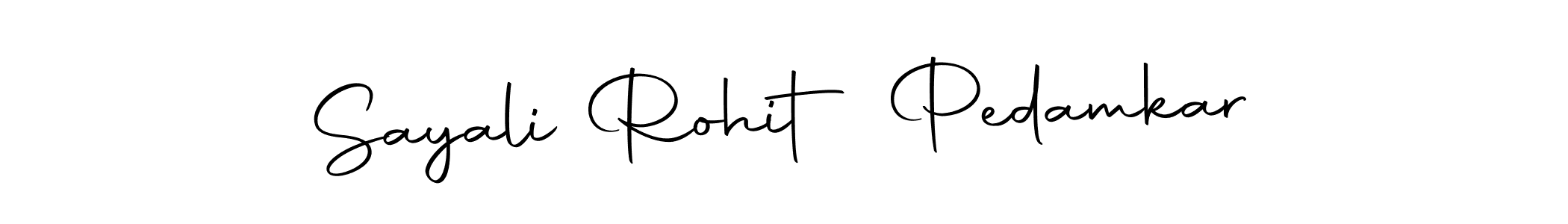 if you are searching for the best signature style for your name Sayali Rohit Pedamkar. so please give up your signature search. here we have designed multiple signature styles  using Autography-DOLnW. Sayali Rohit Pedamkar signature style 10 images and pictures png