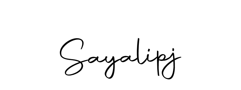 if you are searching for the best signature style for your name Sayalipj. so please give up your signature search. here we have designed multiple signature styles  using Autography-DOLnW. Sayalipj signature style 10 images and pictures png