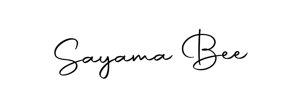 Similarly Autography-DOLnW is the best handwritten signature design. Signature creator online .You can use it as an online autograph creator for name Sayama Bee. Sayama Bee signature style 10 images and pictures png