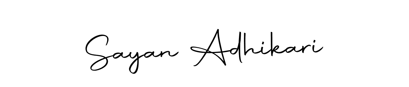 Also we have Sayan Adhikari name is the best signature style. Create professional handwritten signature collection using Autography-DOLnW autograph style. Sayan Adhikari signature style 10 images and pictures png