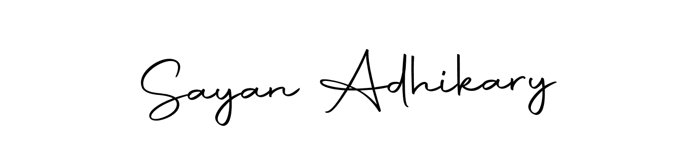 You should practise on your own different ways (Autography-DOLnW) to write your name (Sayan Adhikary) in signature. don't let someone else do it for you. Sayan Adhikary signature style 10 images and pictures png