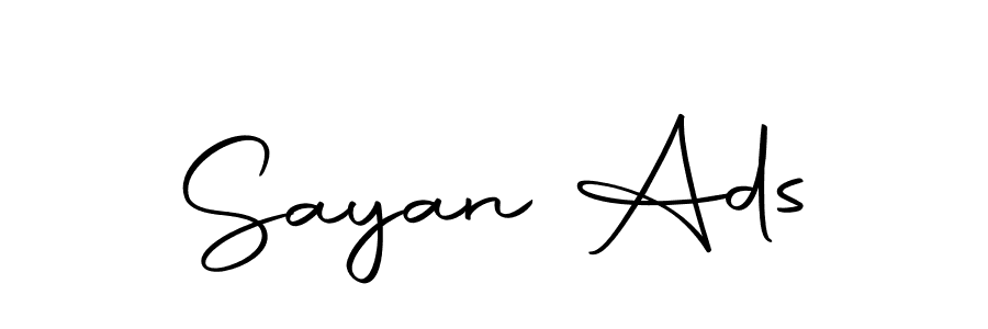 Sayan Ads stylish signature style. Best Handwritten Sign (Autography-DOLnW) for my name. Handwritten Signature Collection Ideas for my name Sayan Ads. Sayan Ads signature style 10 images and pictures png