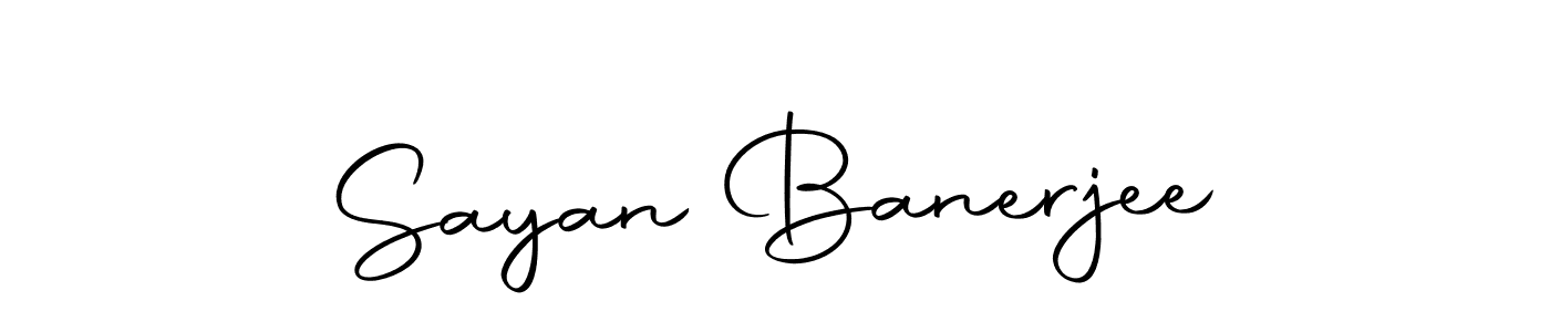Use a signature maker to create a handwritten signature online. With this signature software, you can design (Autography-DOLnW) your own signature for name Sayan Banerjee. Sayan Banerjee signature style 10 images and pictures png
