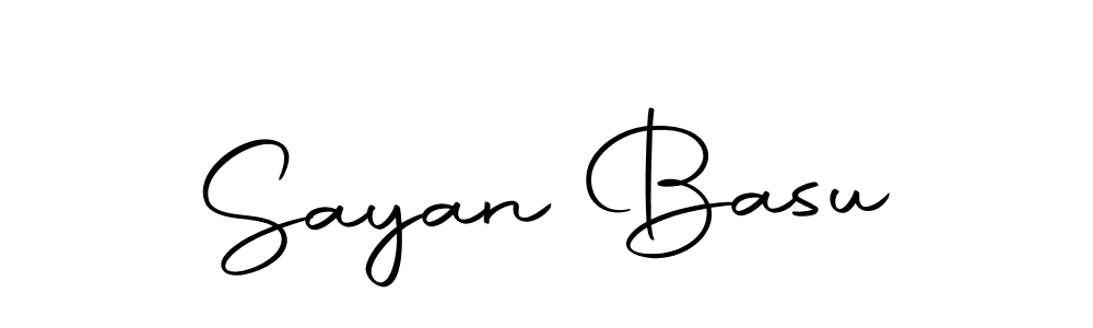 You should practise on your own different ways (Autography-DOLnW) to write your name (Sayan Basu) in signature. don't let someone else do it for you. Sayan Basu signature style 10 images and pictures png