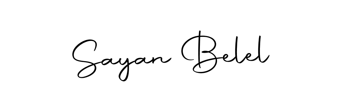 You should practise on your own different ways (Autography-DOLnW) to write your name (Sayan Belel) in signature. don't let someone else do it for you. Sayan Belel signature style 10 images and pictures png