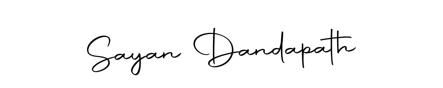 Similarly Autography-DOLnW is the best handwritten signature design. Signature creator online .You can use it as an online autograph creator for name Sayan Dandapath. Sayan Dandapath signature style 10 images and pictures png
