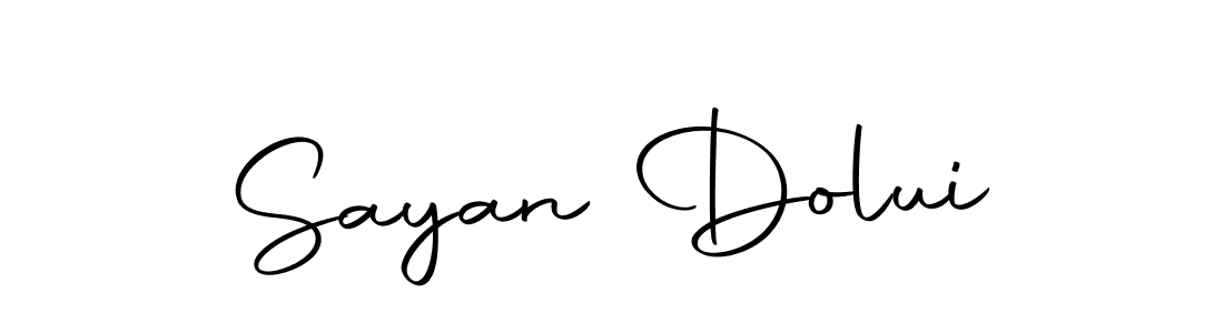You should practise on your own different ways (Autography-DOLnW) to write your name (Sayan Dolui) in signature. don't let someone else do it for you. Sayan Dolui signature style 10 images and pictures png