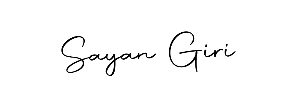 Create a beautiful signature design for name Sayan Giri. With this signature (Autography-DOLnW) fonts, you can make a handwritten signature for free. Sayan Giri signature style 10 images and pictures png