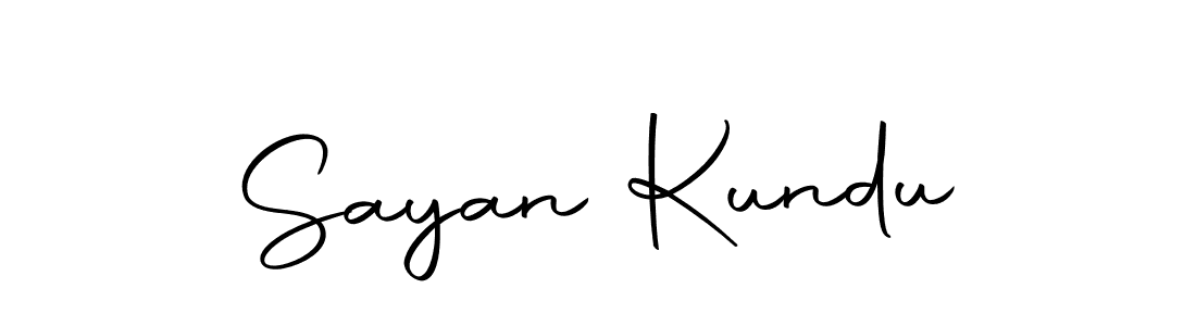 How to make Sayan Kundu signature? Autography-DOLnW is a professional autograph style. Create handwritten signature for Sayan Kundu name. Sayan Kundu signature style 10 images and pictures png
