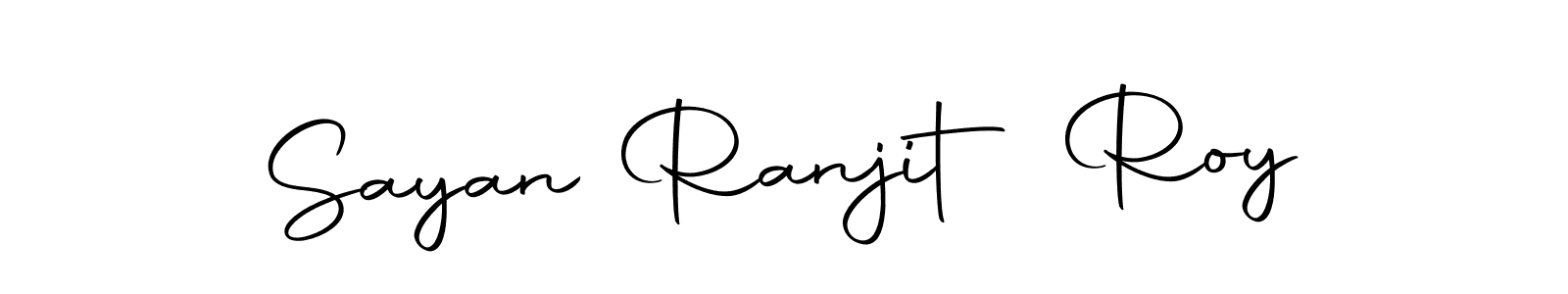 How to make Sayan Ranjit Roy name signature. Use Autography-DOLnW style for creating short signs online. This is the latest handwritten sign. Sayan Ranjit Roy signature style 10 images and pictures png