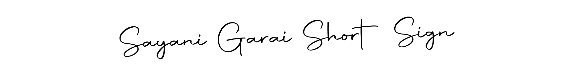 Make a beautiful signature design for name Sayani Garai Short Sign. With this signature (Autography-DOLnW) style, you can create a handwritten signature for free. Sayani Garai Short Sign signature style 10 images and pictures png