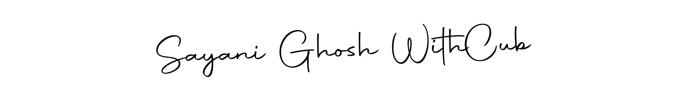 Also You can easily find your signature by using the search form. We will create Sayani Ghosh With  Cub name handwritten signature images for you free of cost using Autography-DOLnW sign style. Sayani Ghosh With  Cub signature style 10 images and pictures png