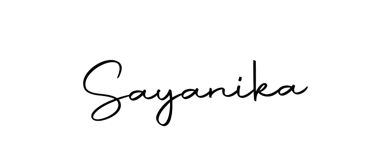 How to make Sayanika name signature. Use Autography-DOLnW style for creating short signs online. This is the latest handwritten sign. Sayanika signature style 10 images and pictures png