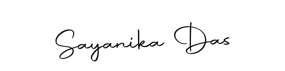 Design your own signature with our free online signature maker. With this signature software, you can create a handwritten (Autography-DOLnW) signature for name Sayanika Das. Sayanika Das signature style 10 images and pictures png