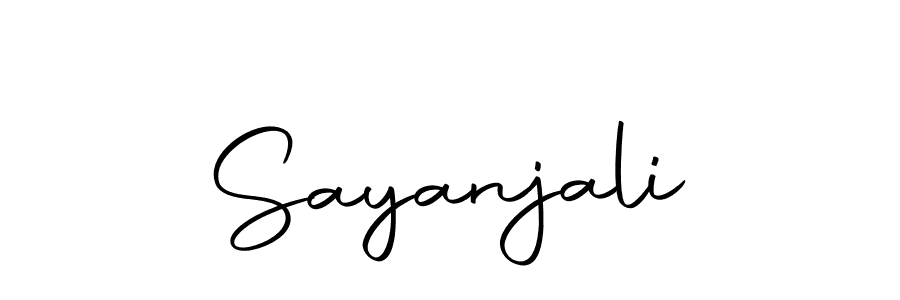 Create a beautiful signature design for name Sayanjali. With this signature (Autography-DOLnW) fonts, you can make a handwritten signature for free. Sayanjali signature style 10 images and pictures png