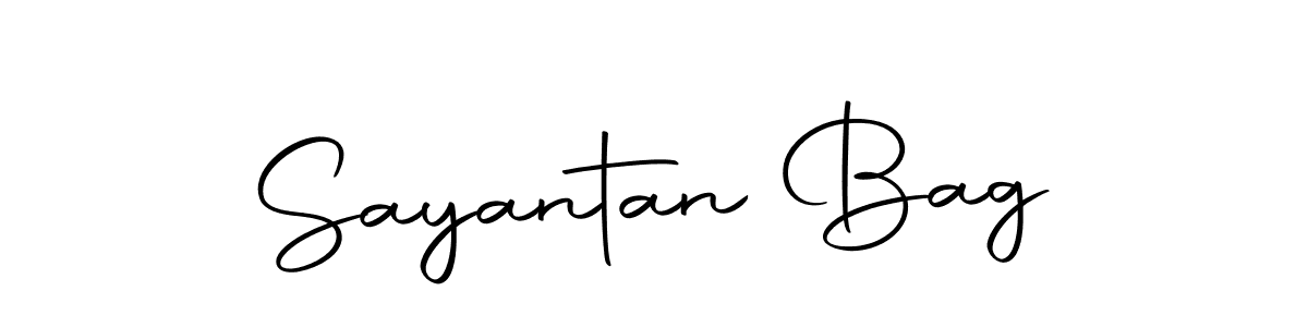 How to make Sayantan Bag signature? Autography-DOLnW is a professional autograph style. Create handwritten signature for Sayantan Bag name. Sayantan Bag signature style 10 images and pictures png