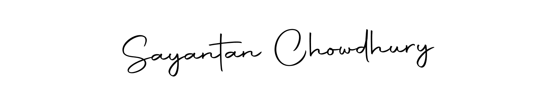 Make a beautiful signature design for name Sayantan Chowdhury. With this signature (Autography-DOLnW) style, you can create a handwritten signature for free. Sayantan Chowdhury signature style 10 images and pictures png