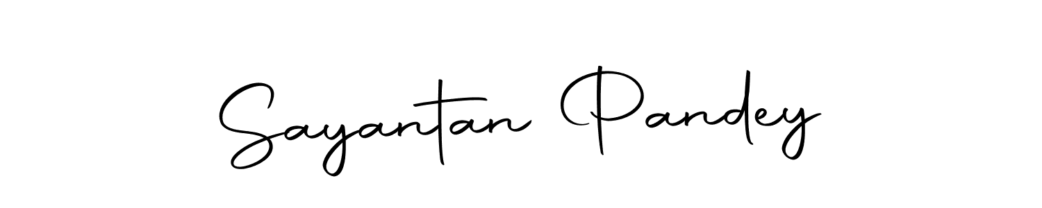 Make a short Sayantan Pandey signature style. Manage your documents anywhere anytime using Autography-DOLnW. Create and add eSignatures, submit forms, share and send files easily. Sayantan Pandey signature style 10 images and pictures png